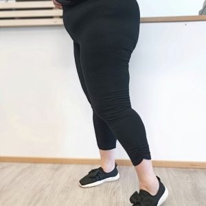 Caprimittaiset puuvillalegginsit, mustat, Zhenzi