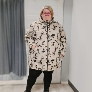 Kuviollinen, kosteutta hylkivä välikausitakki, hiekka, Ciso