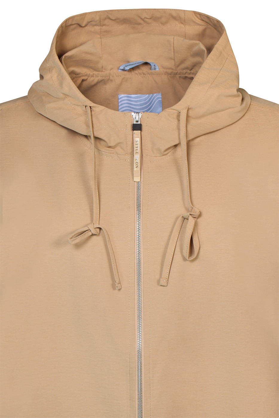 Vuoriton kevättakki painetulla kuviolla, beige, Zhenzi - Image 6