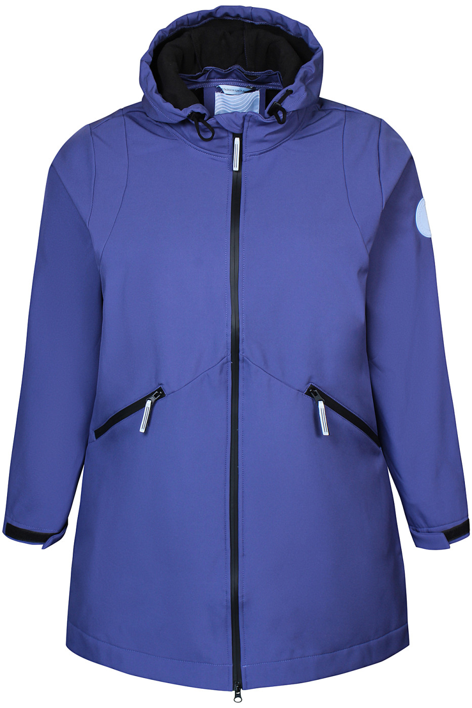 Fleecevuorinen softshell-takki, mustikansininen, Zhenzi - Image 2