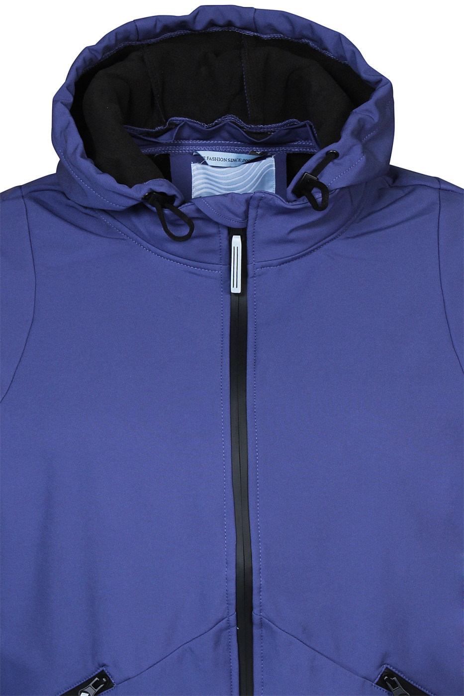 Fleecevuorinen softshell-takki, mustikansininen, Zhenzi - Image 4